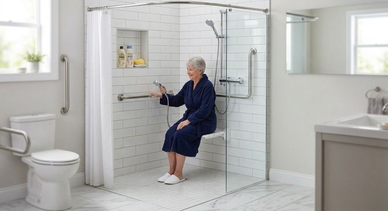 Elderly Shower Installation in Sarasota, FL